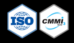 ISO & CMMI Level 3 Certified
